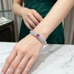 Ruby radiance AD Bracelet from Tedisha Jewels