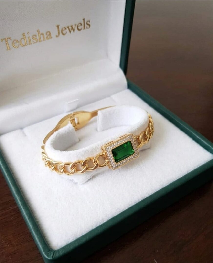 Emerald Luxe Bracelet from Tedisha Jewels