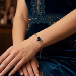 midnight heart bracelet from Tedisha Jewels