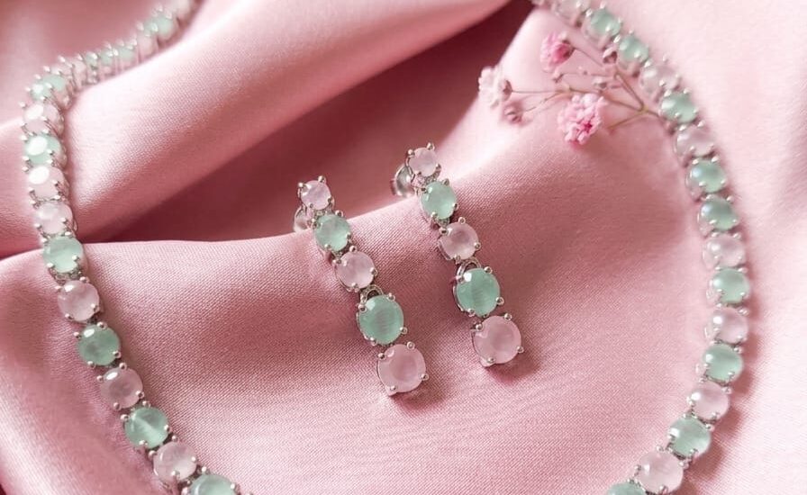 pink Ad necklaces