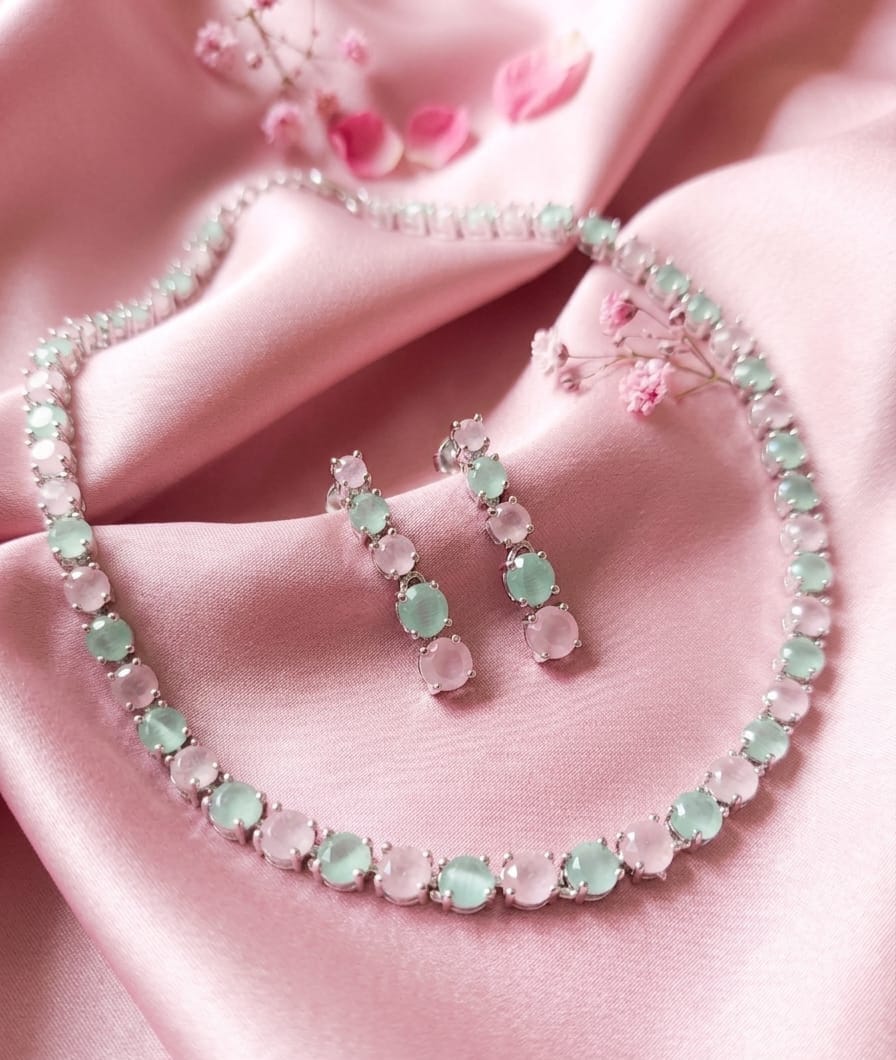 pink Ad necklaces