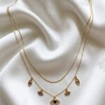 Evil Eye layered necklace from Tedisha Jewels