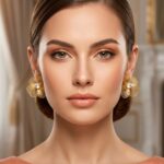 Floral stud earrings from Tedisha Jewels