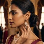 luminous loop stud from tedisha Jewels