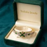Emerald Bloom AD Bracelet from Tedisha Jewels