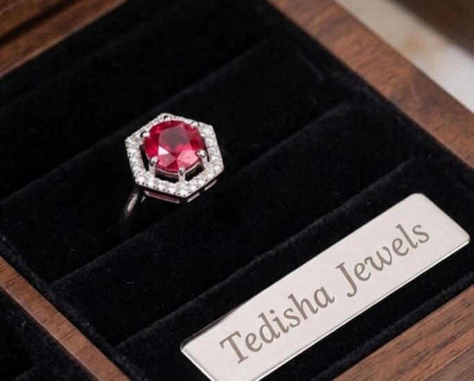 Ruby Royale Hexa Ring from Tedisha Jewels