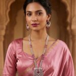 Ruby Drop Necklace Set from Tedisha Jewels