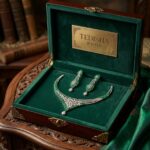 Emerald Emerald Grace Necklace Set from Tedisha Jewels