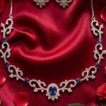 Royal Sapphire Vine Necklace Set from Tedisha Jewels